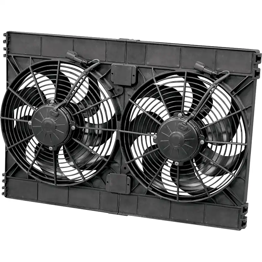Dual fan cooler